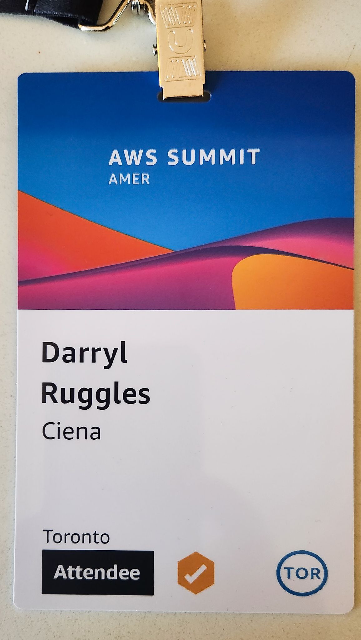 AWS Summit Toronto Badge